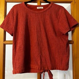 Shortsleeve Tie Back Top